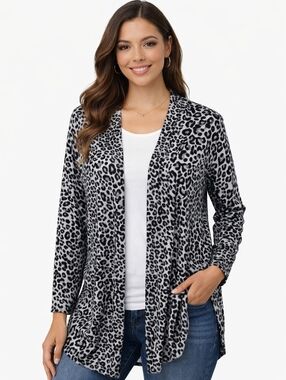 SHIELA Rose Open Front Cardigan Women's Size XL